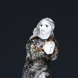 María Magdalena, única figura en porcelana diseñada por Isaac en Magdalena (1960)