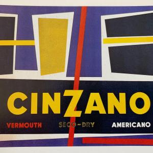 Cartel publicitario para Cinzano, Luis Seoane, 1953