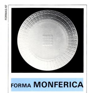Catálogo forma Monférica, Cerámicas de O Castro, 1967