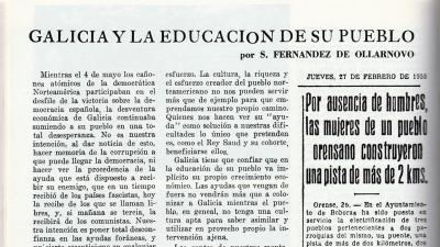 Galicia y la educación de su pueblo