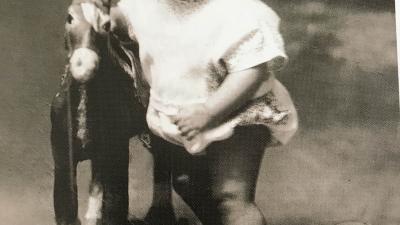 Isaac con un año fotografado por Ksado