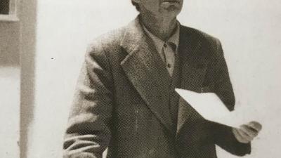 En un acto en la librería Lume, 1976