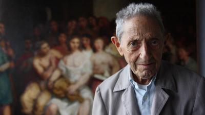 Isaac en su estudio de O Castro